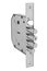 Silver door latch lock