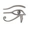 Silver Eye of Horus symbol