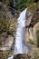 Silver Falls splashing down the cliff Coos County Oregon