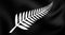 Silver Fern Flag, New Zealand.