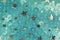 Silver fish scale and stars fabric texture