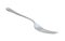 Silver fork isolated on white with clipping path.