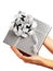 Silver gift box with hands