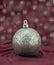 Silver Glitter Bauble.