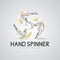 Silver and Gold hand spinner fidget toy