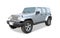 Silver Jeep on white