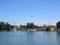 Silver lake Veliko Gradiste Serbia summer beach at river Danube canal