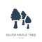 silver maple tree icon in trendy design style. silver maple tree icon isolated on white background. silver maple tree vector icon