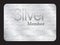 Silver member club card with small stars pattern