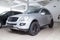 Silver Mercedes Benz ML350 M-class 2007 year front view with dark gray interior in excellent condition in a dealership with white