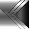 Silver metallic diagonal shaded lines on a dark gray background