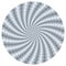 Silver metallic rotating motion optical illusion background