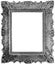 Silver Mirror Frame Cutout