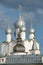 Silver Onion Cupolas of the Resurrection Church - Rostov Kremlin