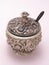 Silver Ornate Sugar Bowl 1