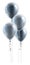 Silver Party Balloons Graphic