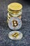 Silver physical bitcoin coins