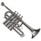 Silver Piccolo Trumpet