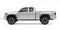 Silver Pickup Truck Isolated