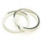 Silver or platinum wedding rings