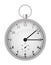 Silver pocket clock