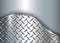 Silver polished steel  texture background, chrome metallic with diamond plate texture