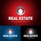 Silver Real estate Logo template,home logo,house logo,property logo, logotype illustration