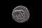 Silver Roman denarius coin of Roman emperor Julius Caesar