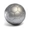 Silver soccer ball