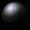 Silver Soccer ball isolated