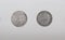 Silver spanish pieces of eight or Charles III, minted in Santiago, 1803