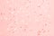 Silver sparkles on pink pastel trendy background