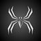 Silver spider logo design