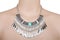 Silver statement necklace