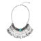 Silver statement necklace