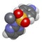 Silver sulfadiazine topical antibacterial drug molecule. Used in treatment of wounds and burns