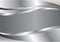 Silver wave abstract vector background