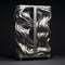 Silver Wavy Cabinet: Futuristic Surrealism Inspired By Avicii Music
