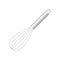 Silver whisk for whisking and stirring