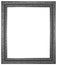 Silver wooden frame for painting or picture