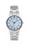 Silver wrist watch isolated with clipping path