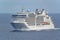 Silversea Cruise Line Silver Muse at sea three quarter view