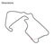 Silverstone Circuit vector