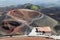 Silvestri crater at the slopes of Mount Etna at the island Sicily, Italy