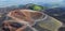 Silvestri crater at the slopes of Mount Etna at the island Sicily, Italy