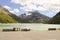 The Silvretta massif with its lake