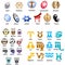 Simbols-Illustration-vector icons