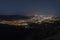 Simi Valley California Night Mountaintop View