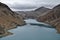The Simila Pass above Manla Reservoir Gyantse County in the Tibet Autonomous Region of China.