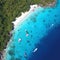 Similan Island Aerial View From Above. White Sandy Honeymoon Beach. Andaman, Thailand. Travel, summer, vacation and